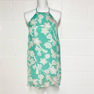 Show Me Your MuMu Paisley Print Gomez Mini Halter Dress Size S